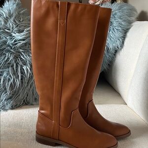 Style & Co. Brown Boot Side Zipper Josephine Brown